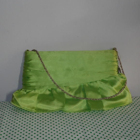Handbags - Firm. NWT vintage lime green purse